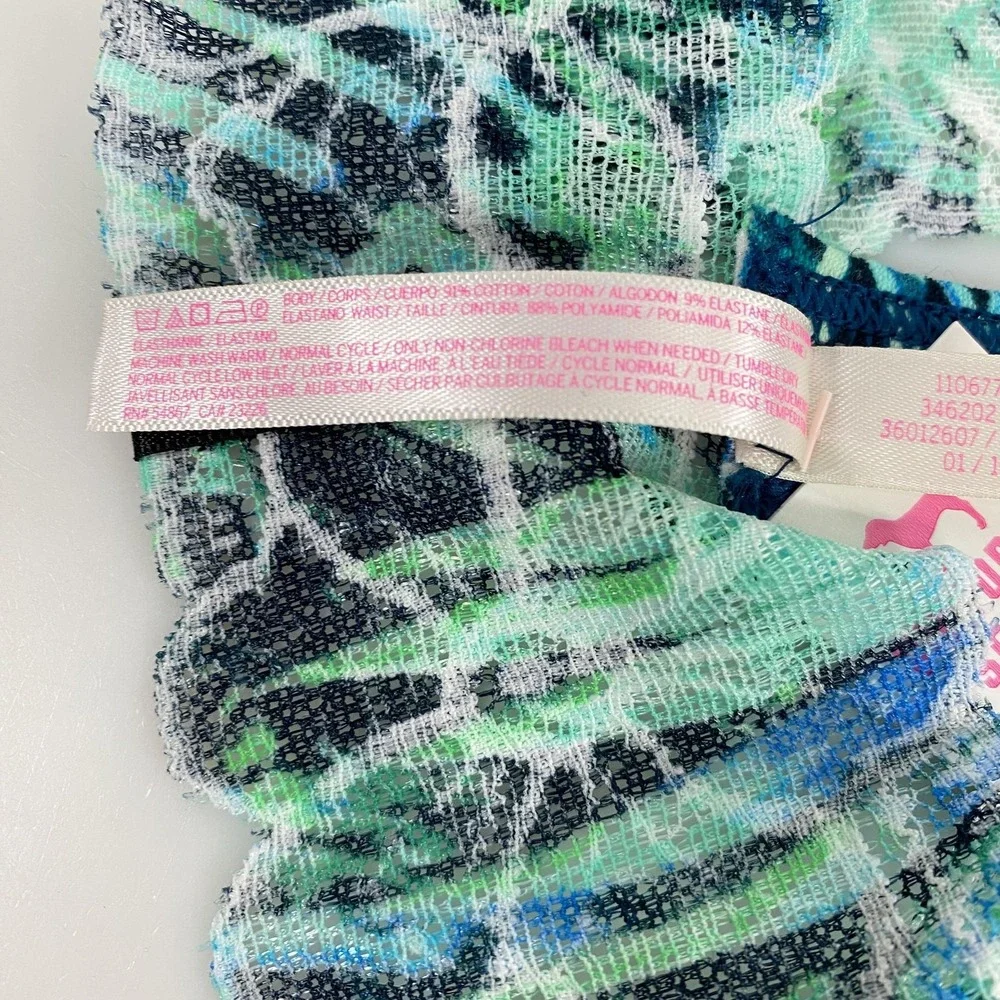Victoria's Secret PINK Panties‎ Womens XS 3 Pack Thongs Hipster No Show Prints
